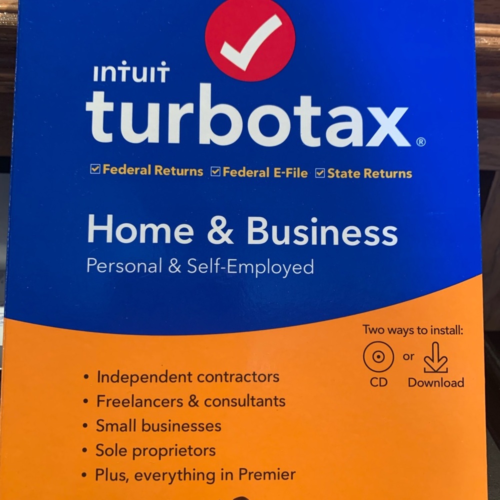 TurboTax 2019 Home & Business Mac and Windows Federal & State taxes.